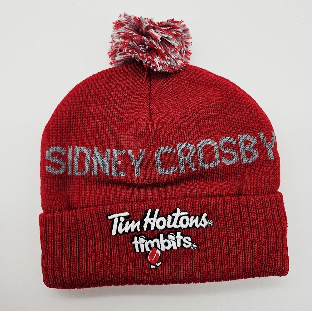 TIM HORTONS | Sidney Crosby Timbits knit pompom toque winter hat